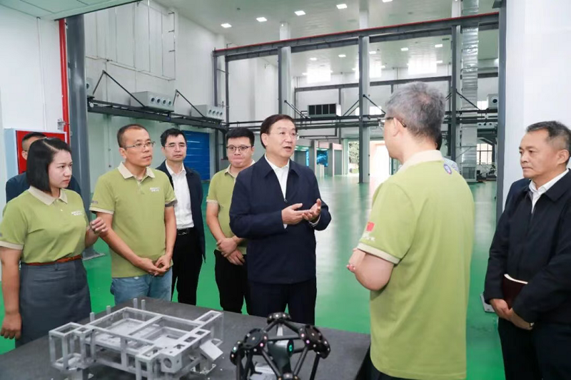 市长带队调研商业航天产业重点企业